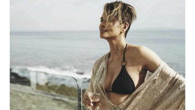 Halle Berry Bares All While Drinking Wine In New Pic