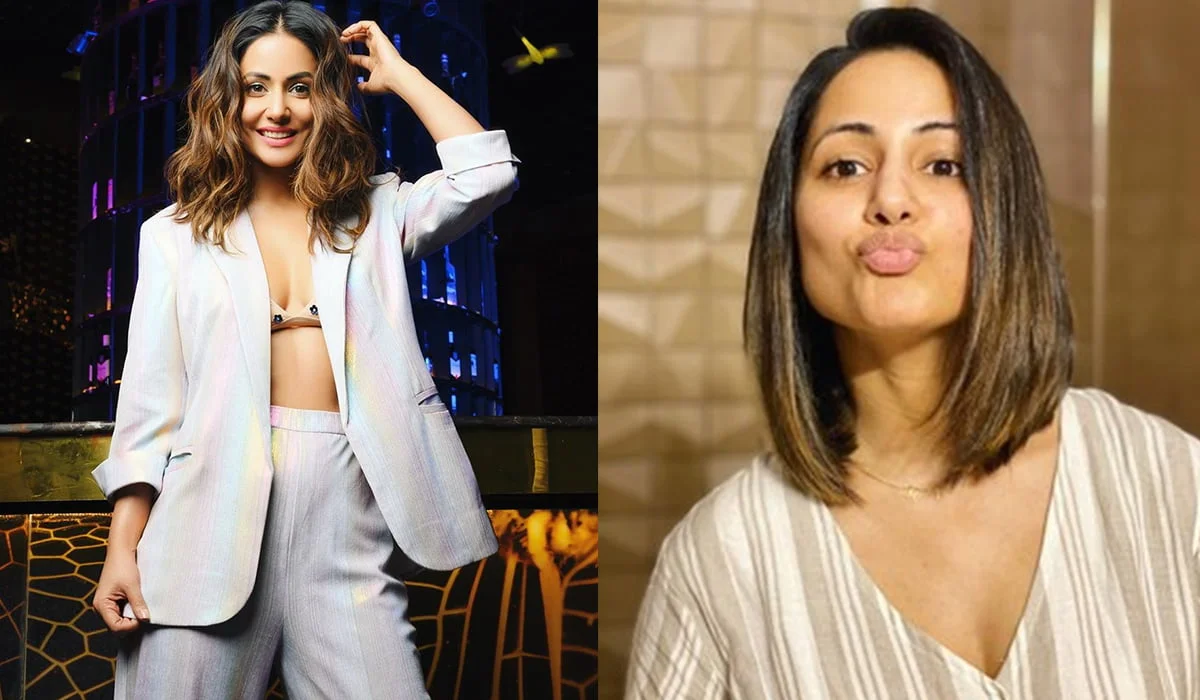 Hina Khan surprises fans with a new quarantine haircut look