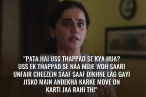 'Thappad' Dialogues: Taapsee Pannu's powerful dialogues