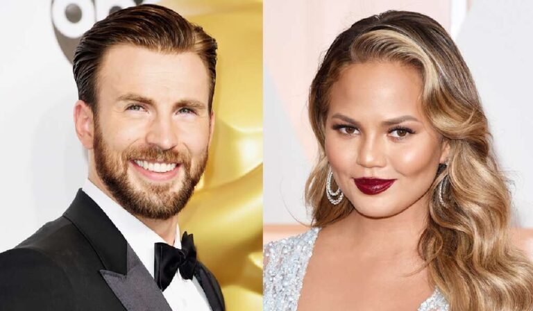 Chrissy Teigen shows support to Chris Evans over photo leak