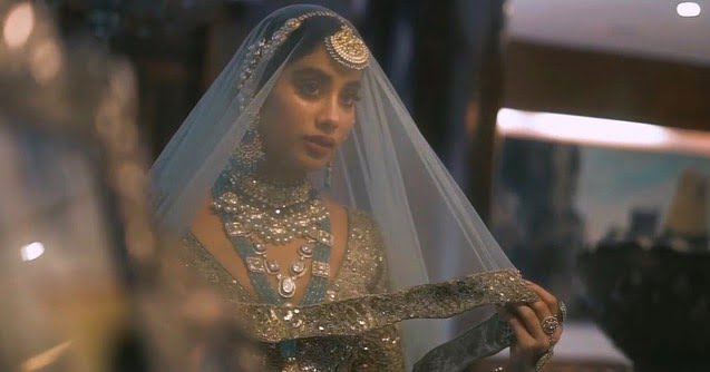 Janhvi Kapoor flaunts her bridal look in a green lehenga