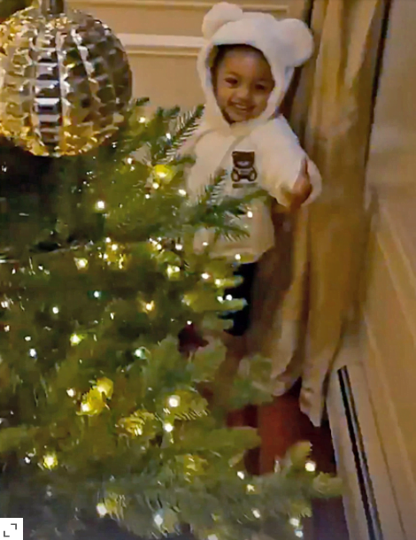 Cardi B Stuns Fans With Her Lavish Christmas Decorations