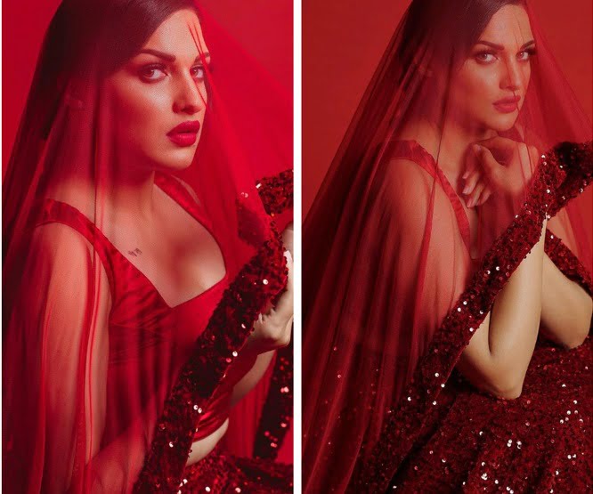 Himanshi Khurana Photos: हिमांशी खुराना ट्रेडिशनल लुक में ढा रही हैं कहर,  तस्वीरें देख उड़ जायेंगे आपके होश!