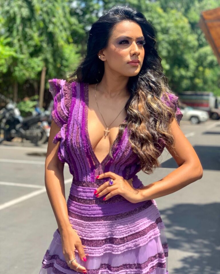 Kate Sharma Purple Dress