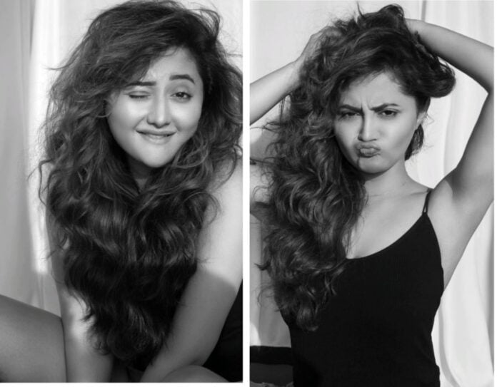 Rashami Desai Looks Playful And Cute In This Monochrome ...