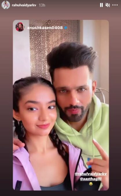 Rahul Vaidya and Anushka Sen