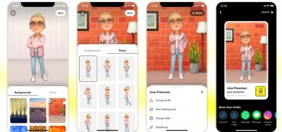 Snapchat Will Allow Putting Bitmoji 3D On Profile | Glamsham