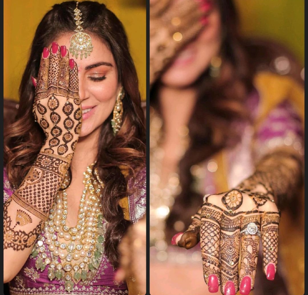 Traditional Indian Design | Latest simple mehndi designs, Peacock mehndi  designs, Dulhan mehndi designs