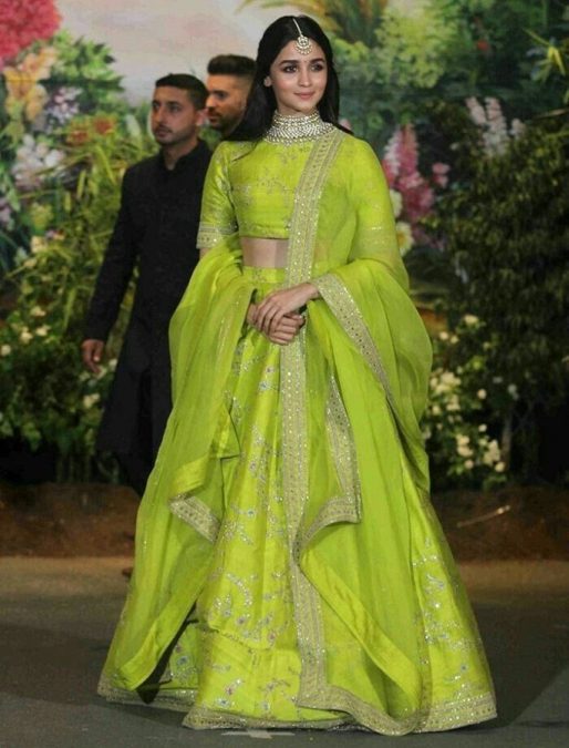 alia bhatt in green dress