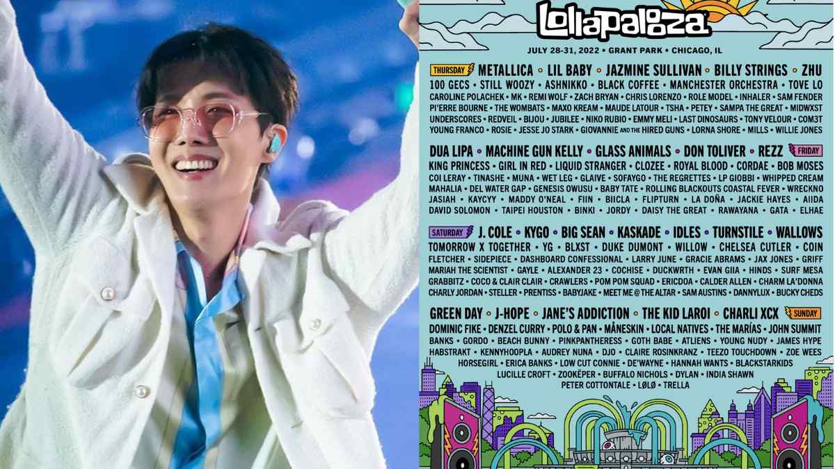 Bts J Hope Becomes First South Korean Artist To Headline Lollapalooza