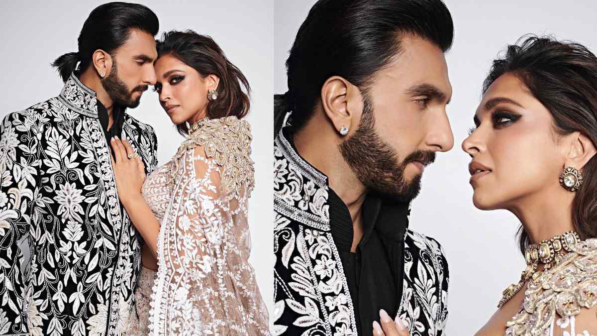 Ranveer Singh And Deepika Padukone Flaunt Their Royal Look As They Walk ...