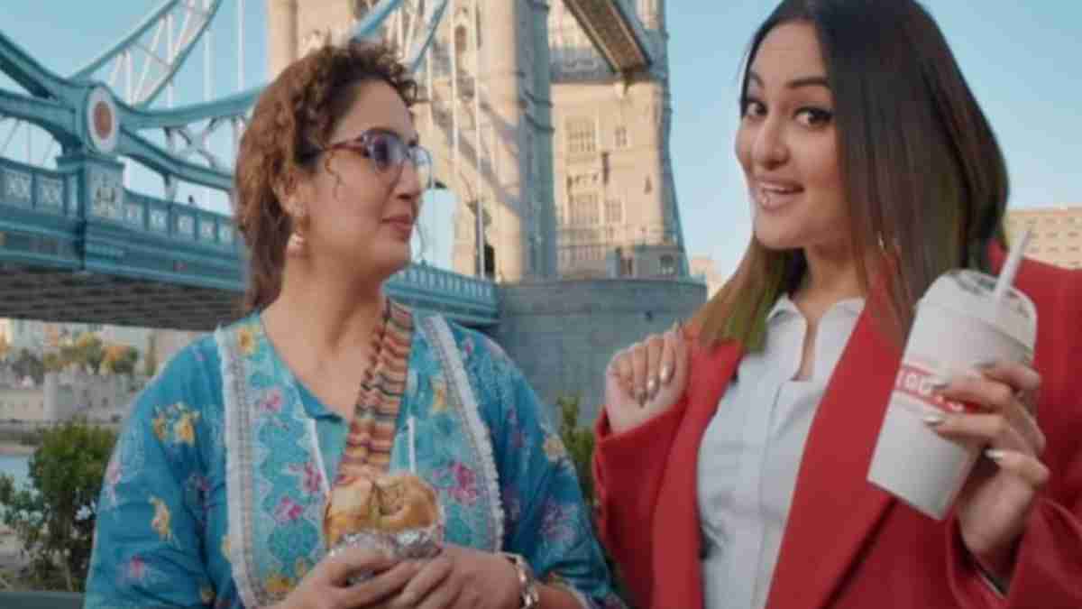 Sonakshi Sinha Huma Qureshi Hilariously Question Body Weight Stereotypes In Double Xl Teaser 