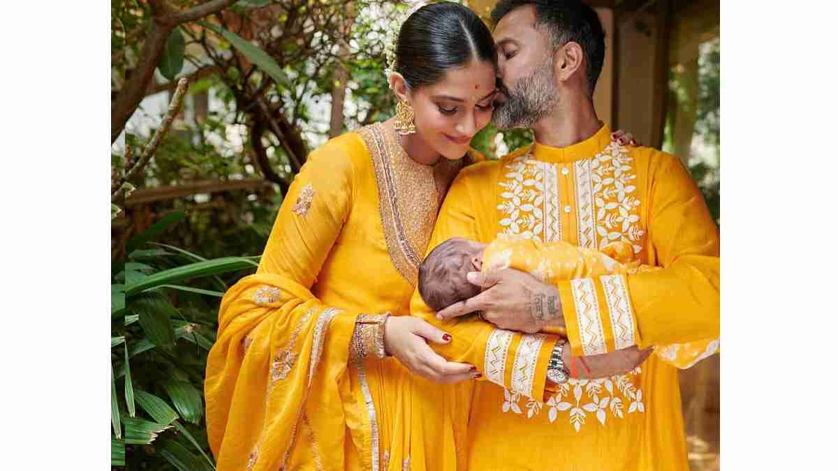 Sonam Kapoor Shares Adorable Picture With Husband Anand Ahuja And Son ...