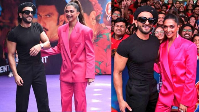 Ranveer Singh And Deepika Padukone Look Stylish At Current Laga Re Song ...