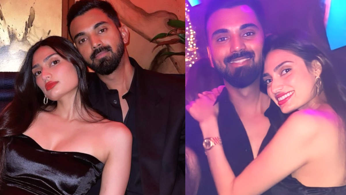 KL Rahul And Athiya Shetty Twinning In Black As They Spend New Year ...