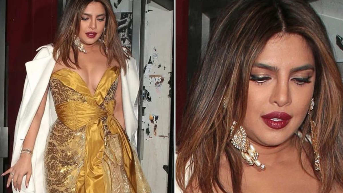 Priyanka Chopra Looks Stunning In A Glittering Gown 8693