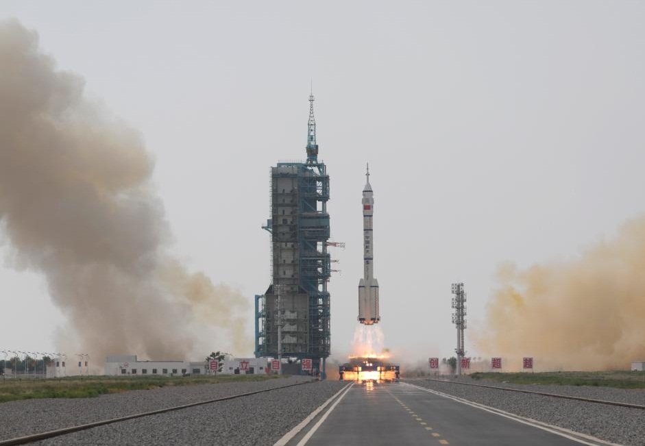 China Launches Spaceship With 3 Astronauts To Its Space Station