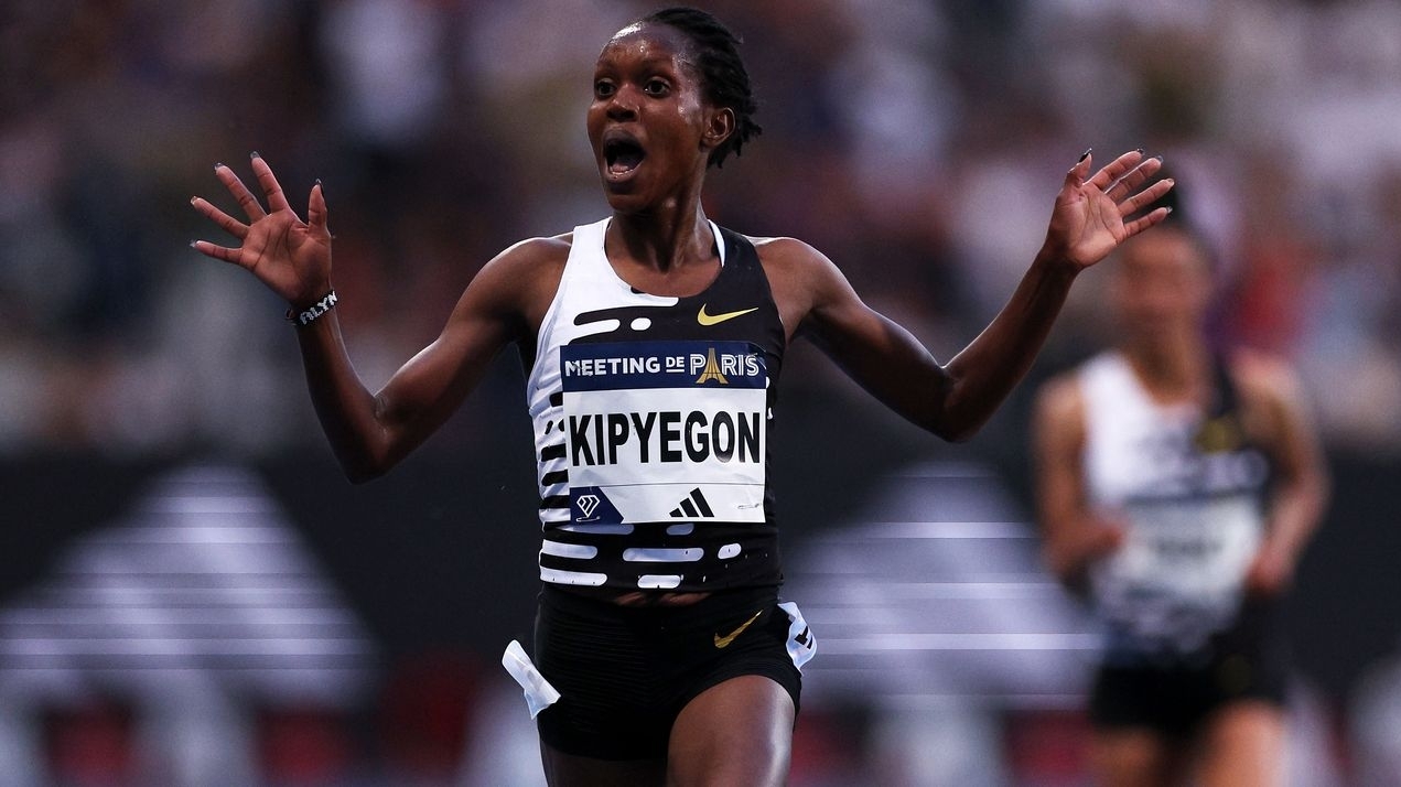 Athletics: Kipyegon Sets World Record In 5000m; Girma Races To World ...