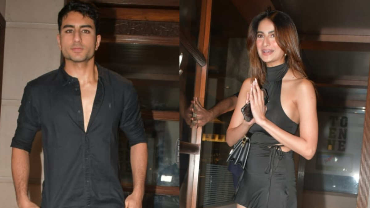 Rumoured Couple Ibrahim Ali Khan, Palak Tiwari Twin In Black