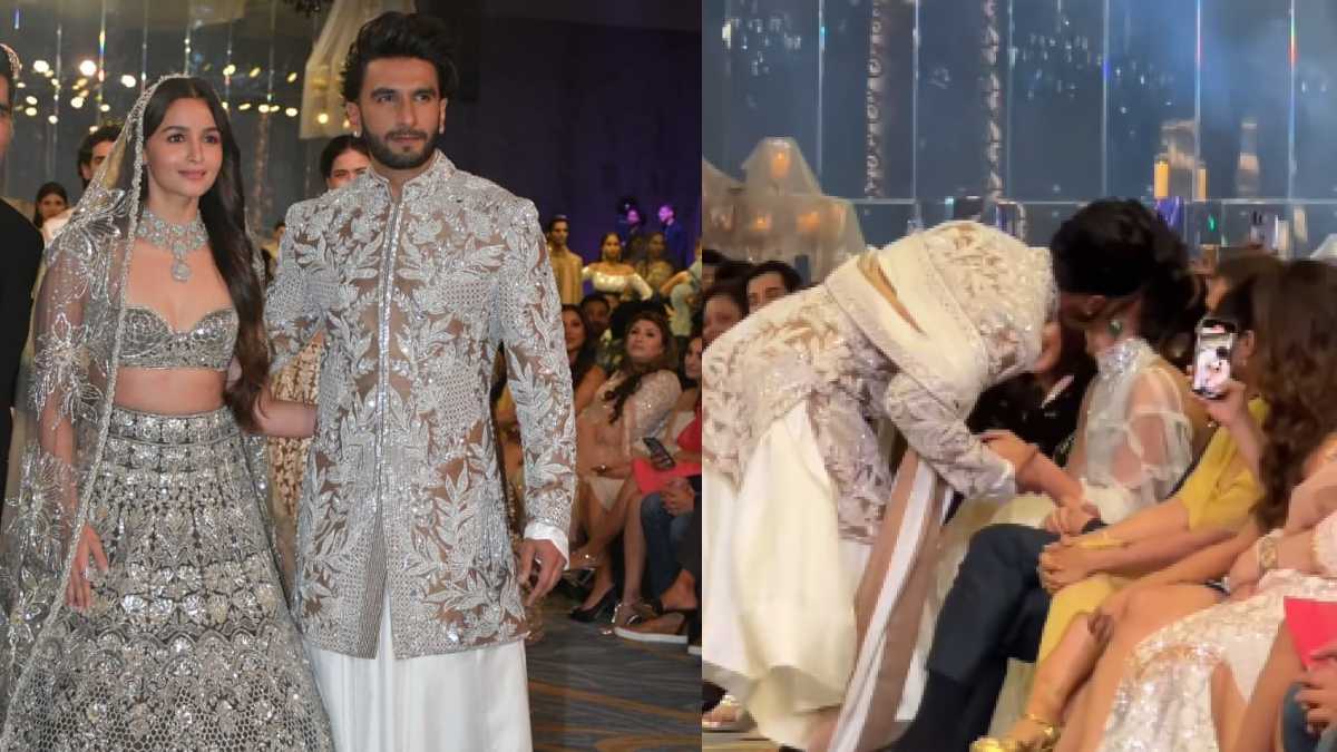 Mijwan 2022: Ranveer Singh Kisses Deepika Padukone As They Walk The Ramp  For Manish Malhotra