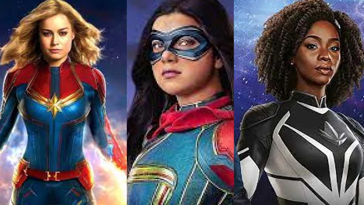 Superhero Trio Of Captain Marvel, Kamala Khan, Monica Rambeau Team Up ...