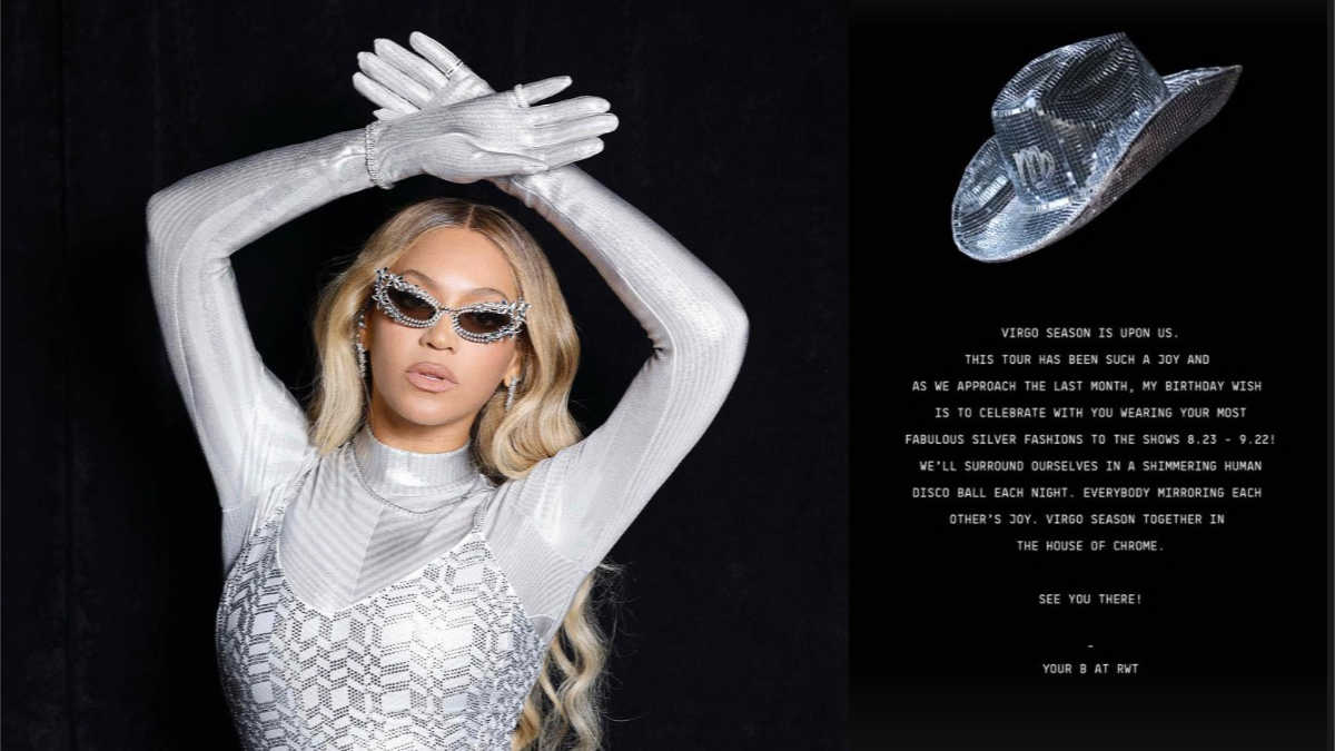 Beyonce Has A Special Dress Code For Her Tour Attendees As Her B'day Wish