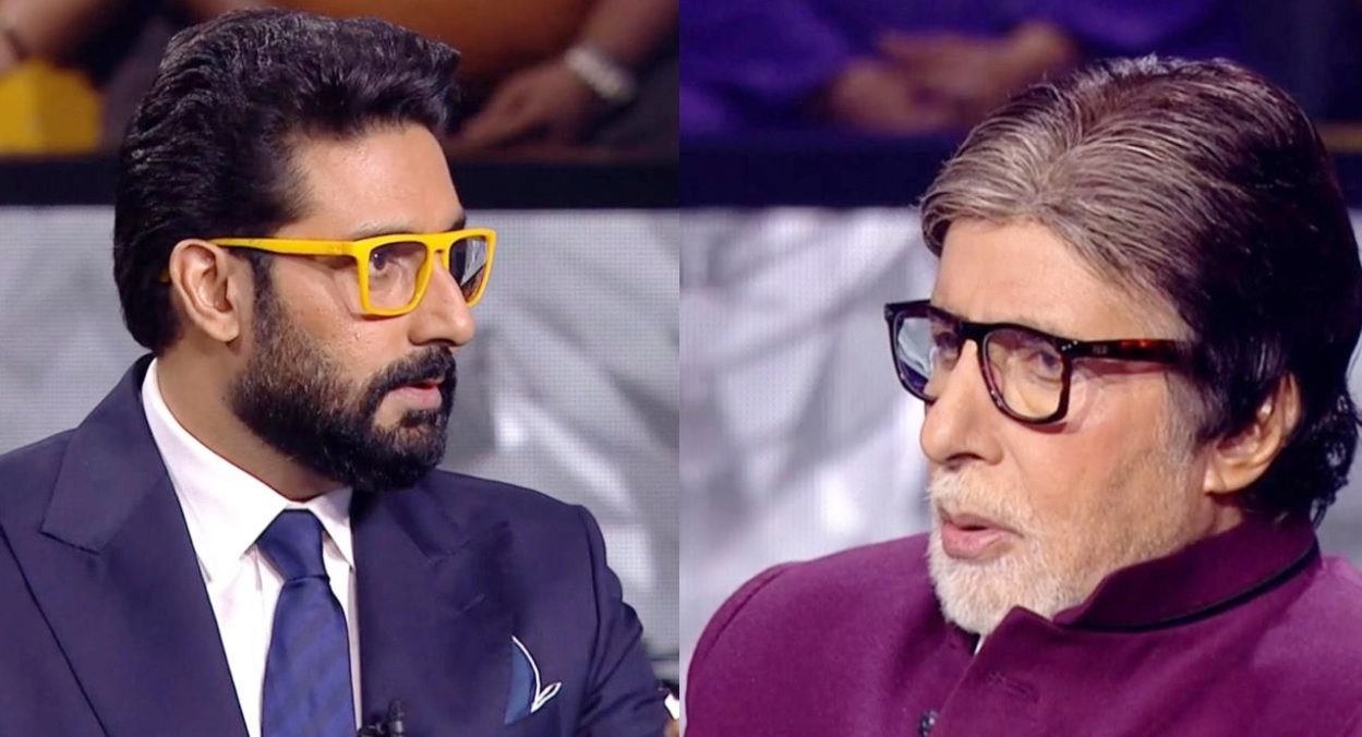 Amitabh Bachchan, Abhishek Bachchan Present A 'drunken Act' On KBC 15 ...