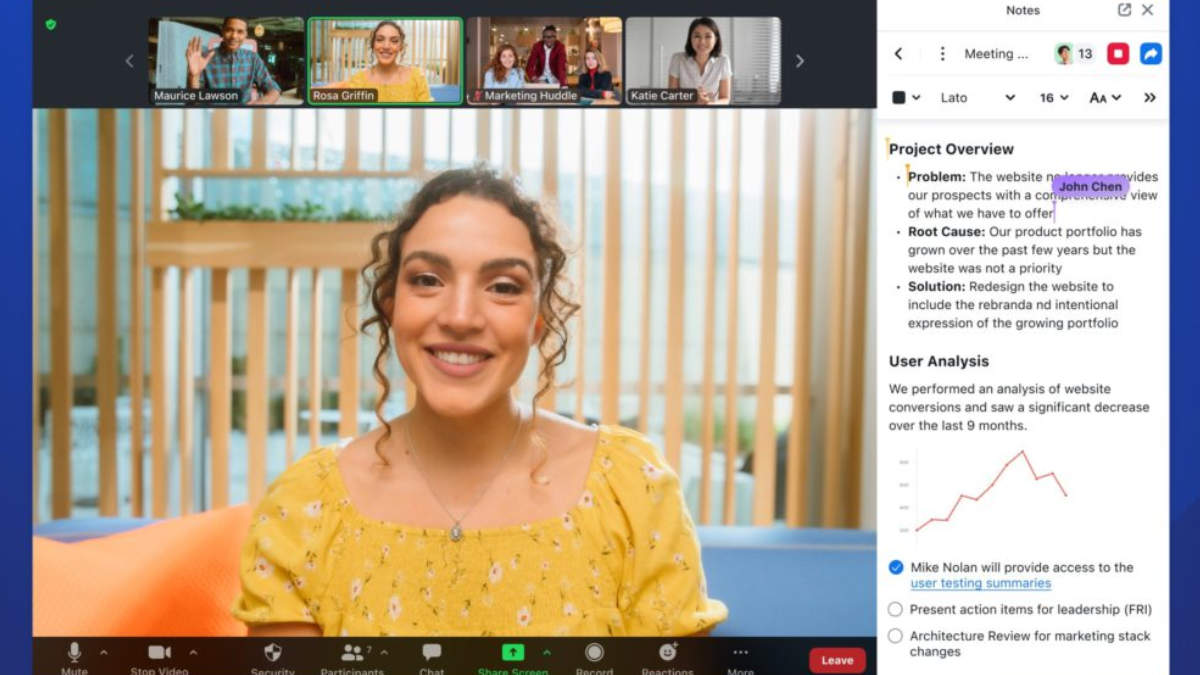 Zoom Introduces Notes Tool To Edit Texts During A Video Call Glamsham