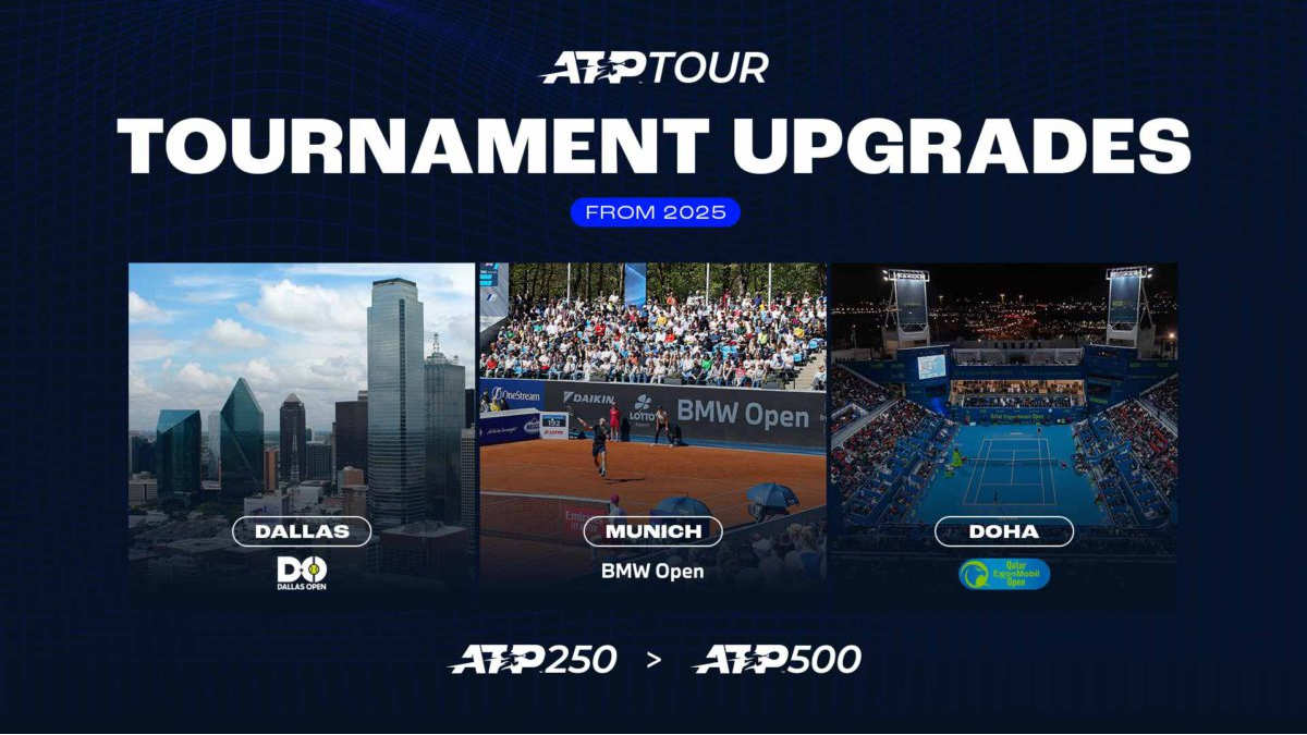 Dallas, Doha & Munich Upgraded To ATP 500 Tournaments From 2025
