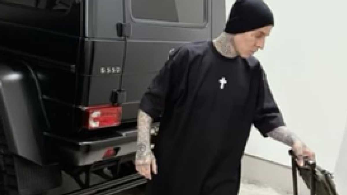 Travis Barker Shares Drumming Video From Hospital After Baby