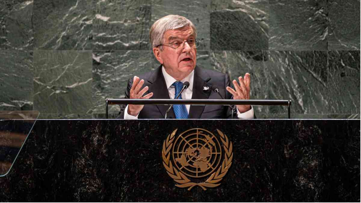 UN General Assembly Adopts Olympic Truce Resolution For Paris 2024   UN General Assembly Adopts Olympic Truce Resolution For Paris 2024   Pic Courtesy News Agency 