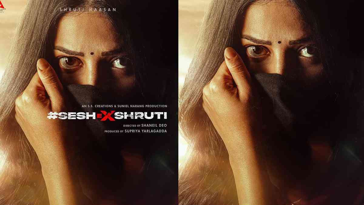 Adivi Sesh Unveils ‘beautiful Soul Shruti Haasans Character Poster From Action Drama Glamsham