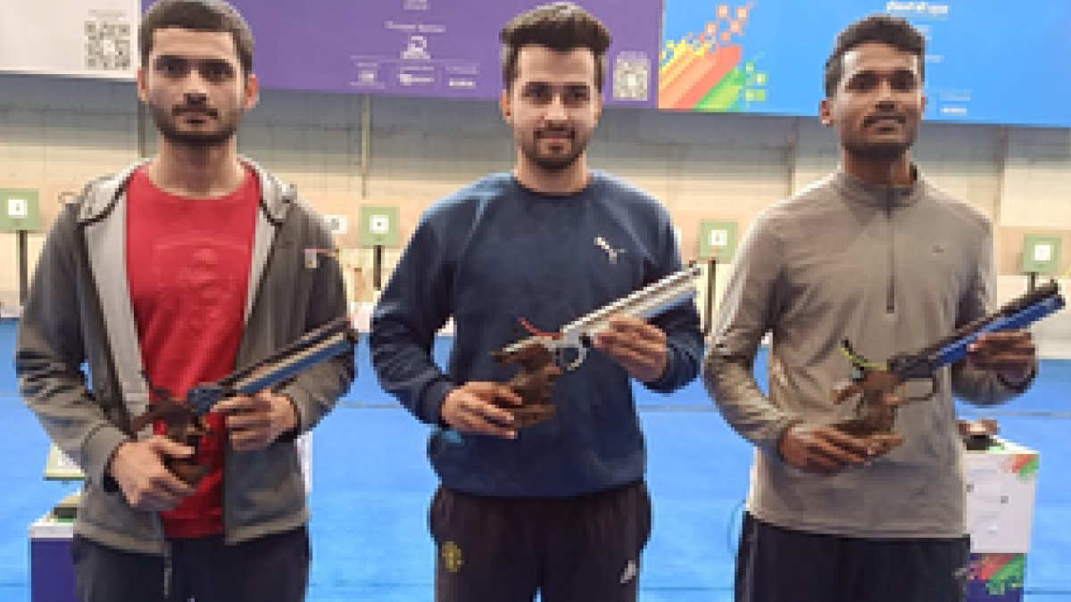 Karan, Divya Take T2 Air Pistol Trials Glamsham