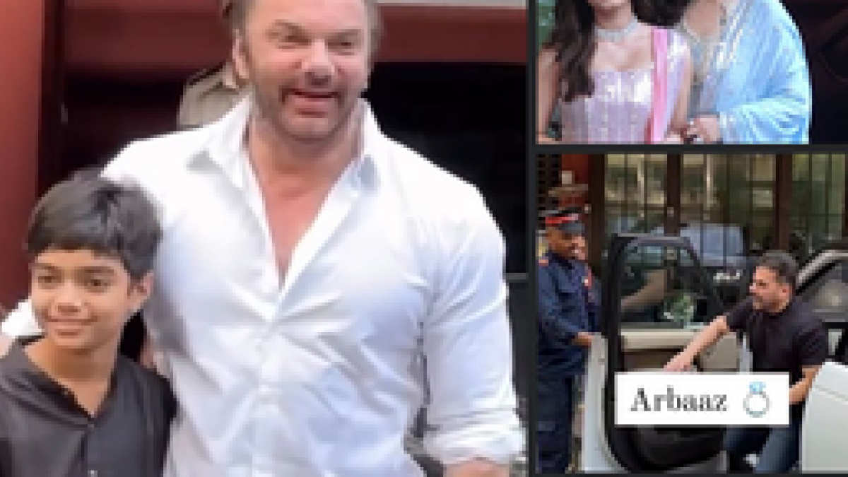 Salman Khan, Family Members Arrive At Arpita Khan's Residence To Attend