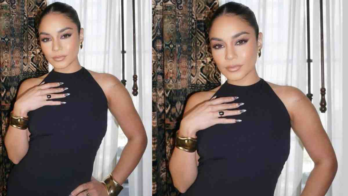 Vanessa Hudgens Seen In White Dress On Beach Amid Swirling Wedding