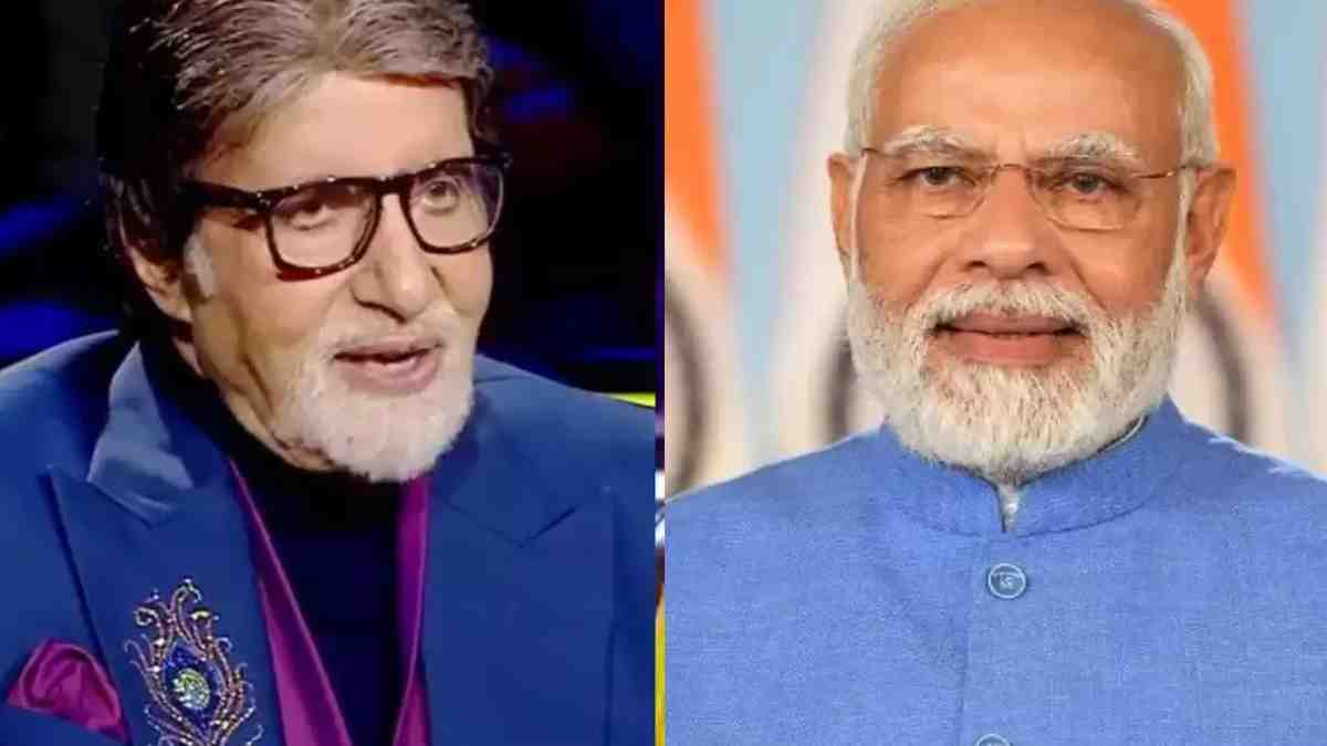 Amitabh Bachchan mirrors PM Modi’s style in witty post, fans say ‘Modi vs AB’