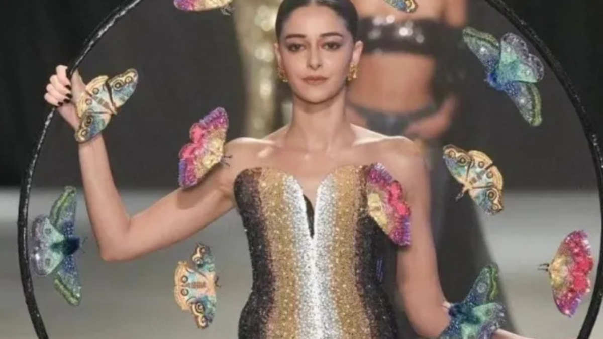 Ananya Panday Walks Ramp At Paris Fashion Week In Giant Sieve Glamsham