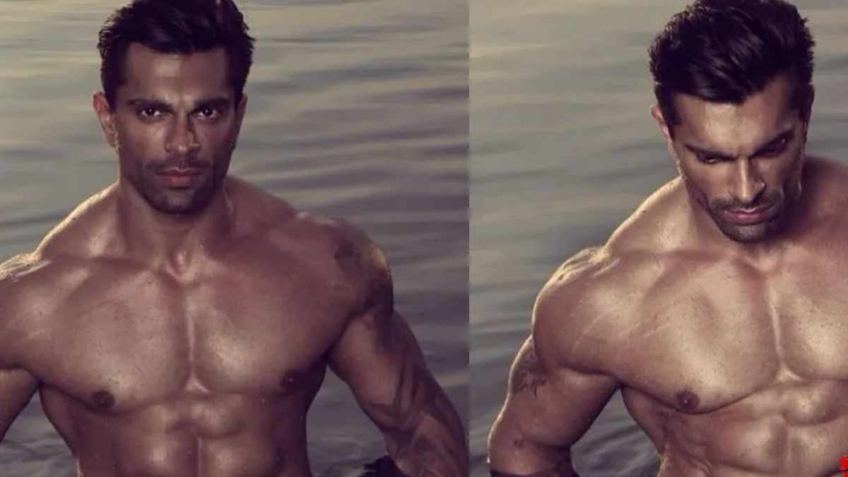 Karan Singh Grover flaunts his washboard abs; fans say ‘Hrithik ko competition milega’