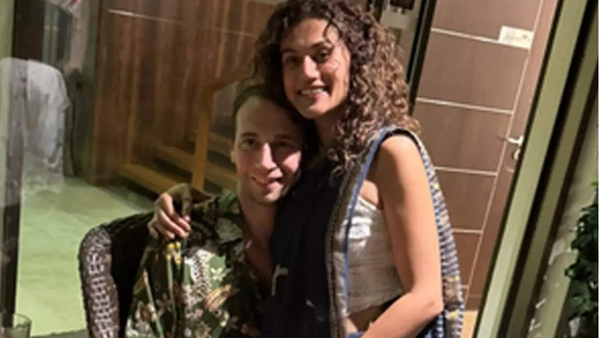 Taapsee Pannu shares pictures from her vacay, hugs her boyfriend Mathias Boe