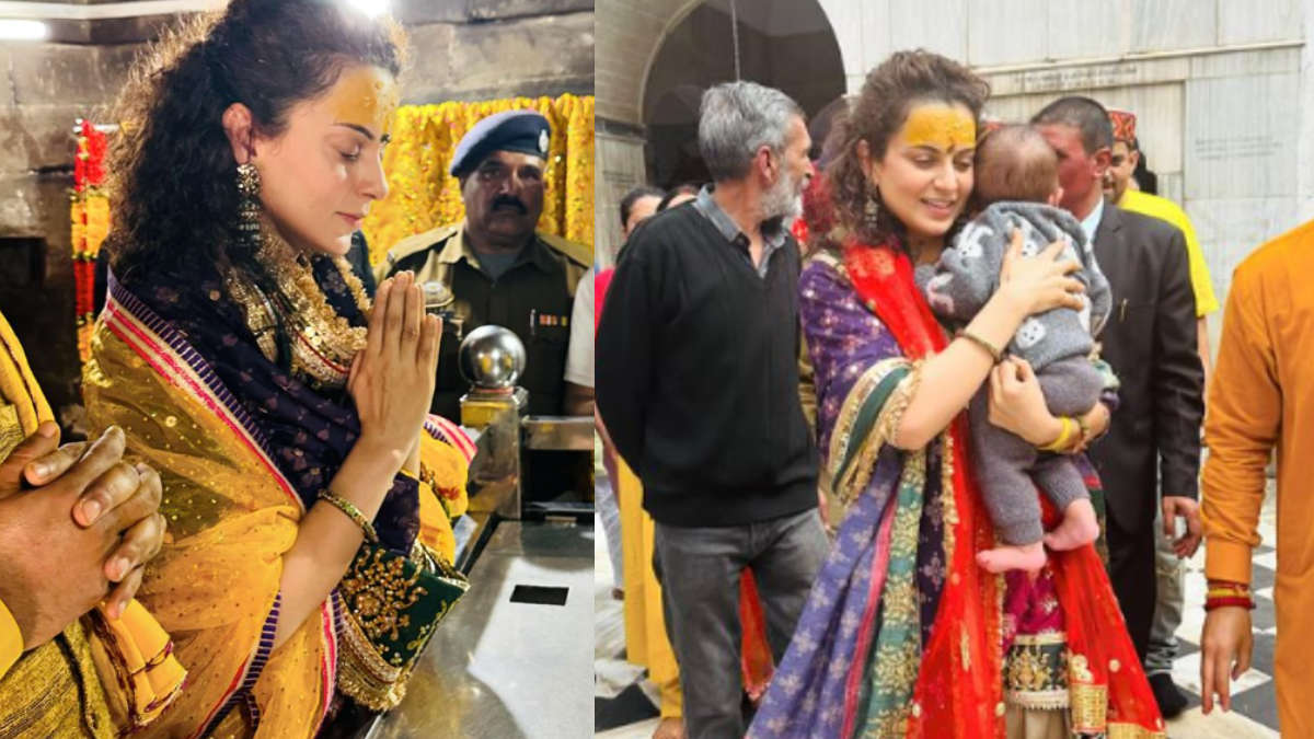 Kangana Ranaut Visits Bagalamukhi Temple On 37th Birthday: ‘Mere Shatruon Ka Naash Ho’