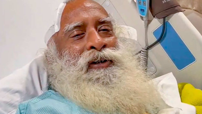 Sadhguru Undergoes Brain Surgery, Recovering Well: Isha Foundation ...