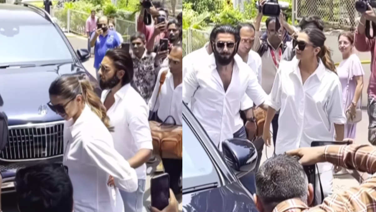 Lok Sabha Elections 2024: Deepika Padukone And Ranveer Singh Twinning In White Shirts As She Holds His Hands