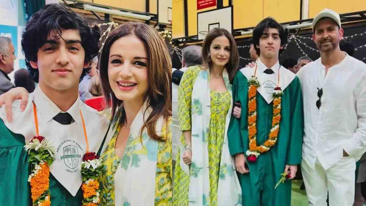 Hrithik Roshan And His Ex-wife Sussanne Khan Attend Their Son Hrehaan’s Graduation Ceremony