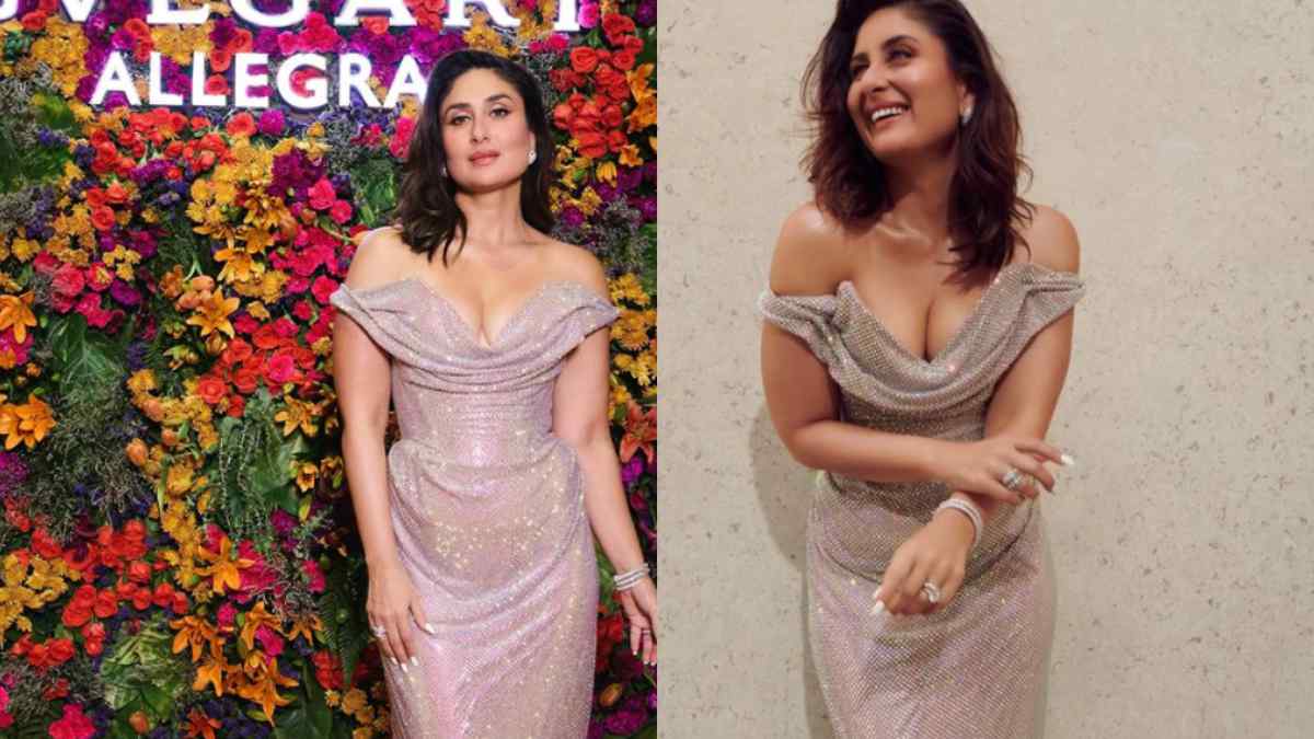 Kareena Kapoor Khan Flaunts Her Off Shoulder Gown At Bvlgari Event