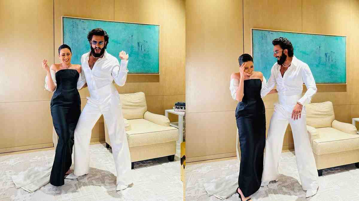 Two Icons! Karisma Kapoor Meets Her ‘most Favourite’ Ranveer Singh And We Love It