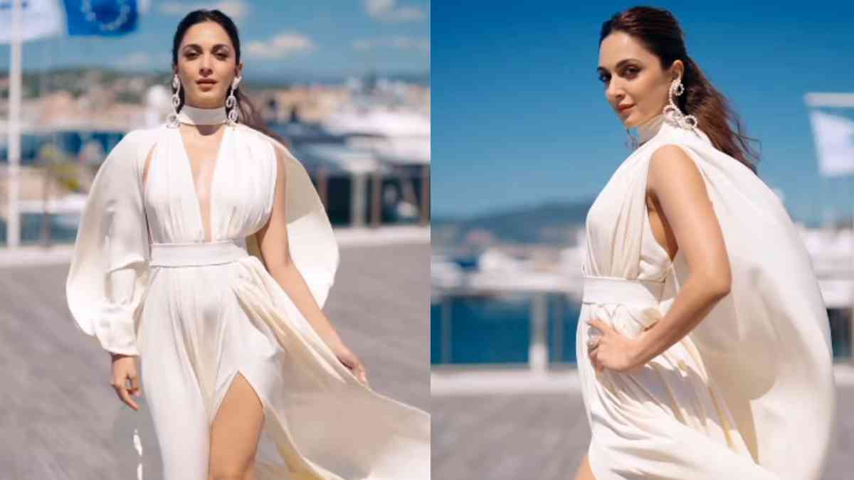 Cannes 2024: Kiara Advani Looks Drop Dead Gorgeous In Thigh-high Slit Dress With Plunging Neckline