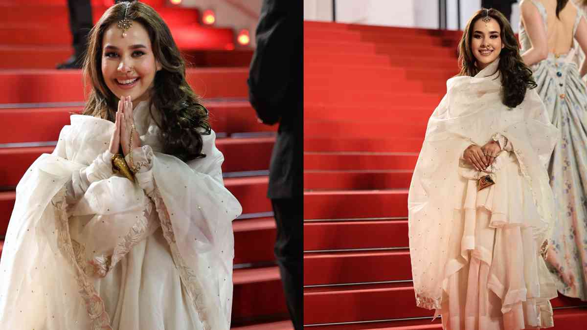 Sunanda Sharma Walks The Red Carpet And Performs At Bharat Parv At Cannes Film Festival