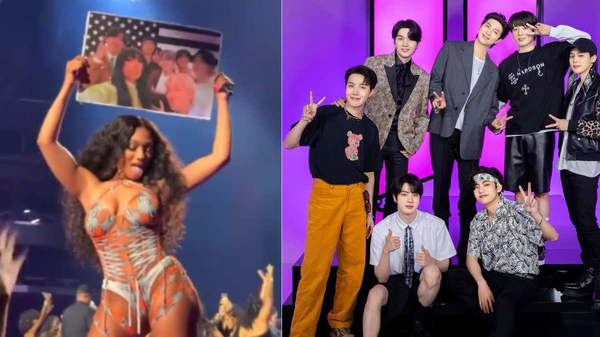 Megan Thee Stallion teases BTS Collab at Sold-Out Phoenix Show