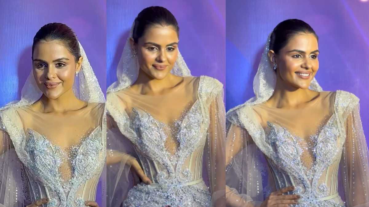 Priyanka Chahar Choudhary stuns in white shimmery dress; Fans call her bold and beautiful