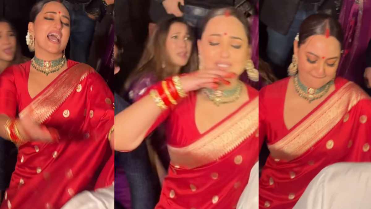 Sonakshi Sinha dances to Chaiyya Chaiyya with Zaheer Iqbal at her reception party; Fan says, ‘Dekh rahe ho vinod bhabhi ji mahool banate hue’